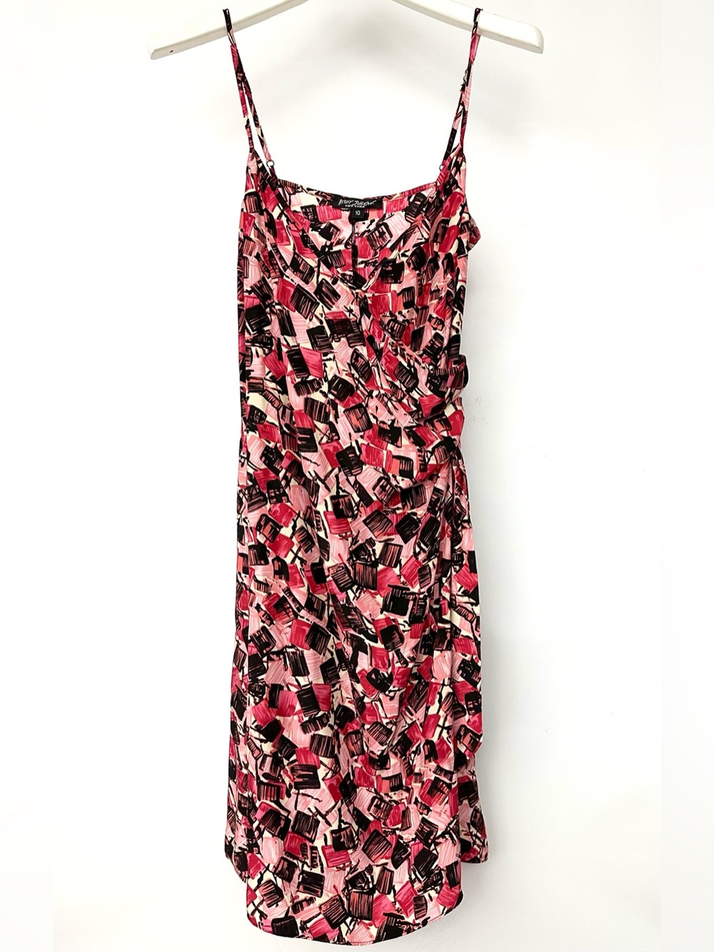 SILK✨Betsey Johnson Wrap Dress Vintage